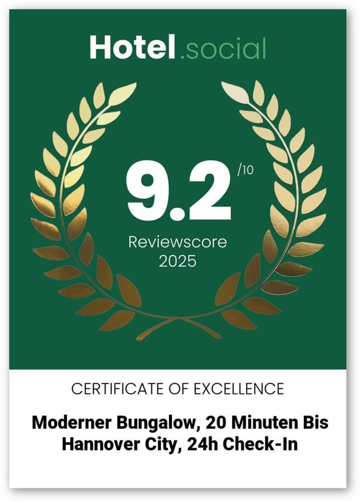 Moderner Bungalow, 20 Minuten Bis Hannover City, 24H Check-In Garbsen Zewnętrze zdjęcie